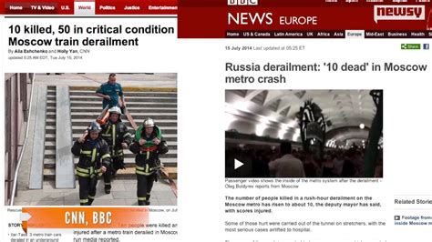 Death Toll Climbs In Moscow Subway Derailment Youtube