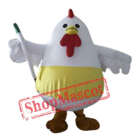 Fat Chicken Mascot Costume