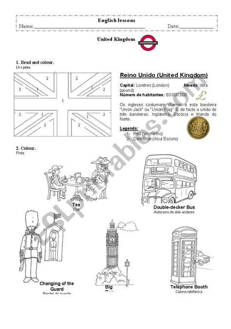 United Kingdom Esl Worksheet By Meel
