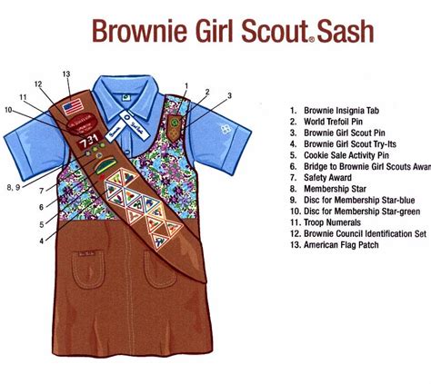 Daisy Troop 21870 Brownie Girl Scout Uniform