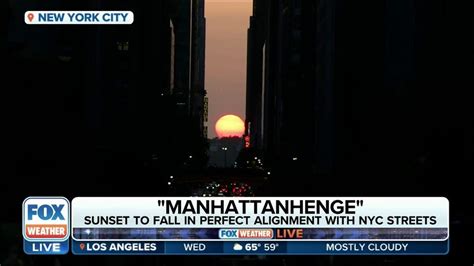 Manhattanhenge Phenomenon Lights Up New York City In Beautiful Imagery