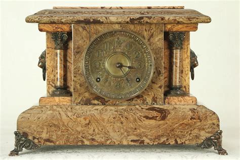 Early 1900s Antique Seth Thomas Adamantine Mantel Clock