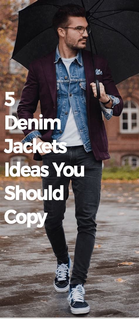 5 Denim Jackets To Enhance Your Personality In 2023 Denim Jacket Men Outfit Denim Jacket Men