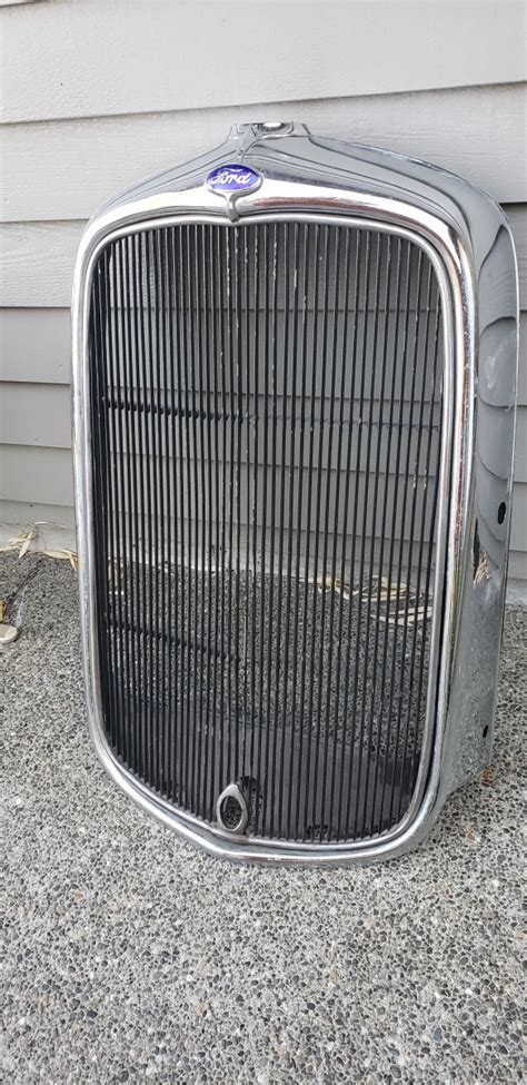 Technical Chrome Grille Shell For A 32 Ford The Hamb