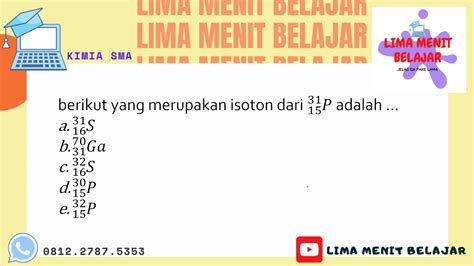 Check spelling or type a new query. struktur atom (soal 9) kimia kelas 10 - YouTube