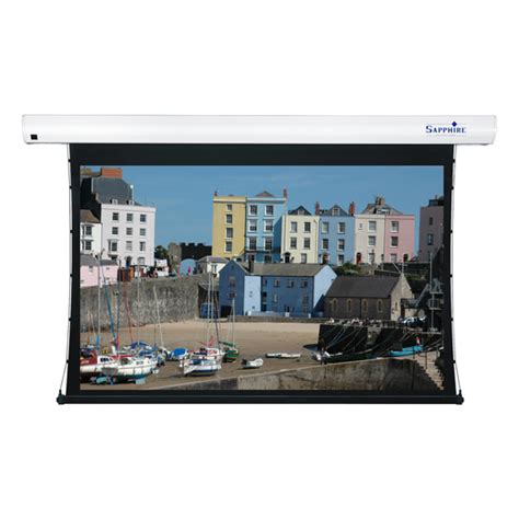 Sapphire Tab Tensioned Rear Projection Electric Wall And Ceiling Mount