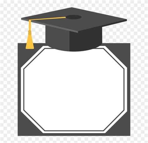 Graduation Hat Border