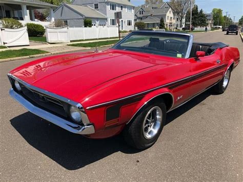 1972 Ford Mustang Convertible Red 302 V8 Auto Restored For Sale