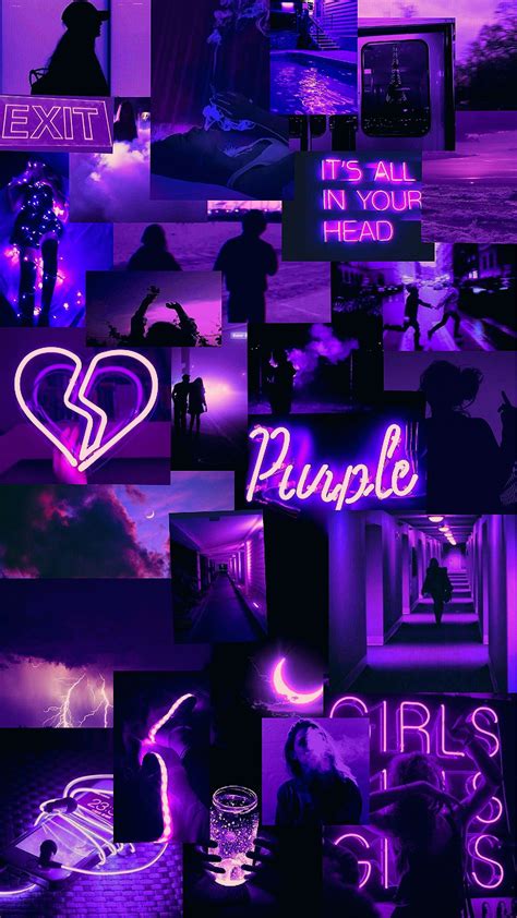 Discover a neon color palette for every occasion, from bold party invitations to dramatic website designs. Aesthetic Neon Purple Wallpapers - Wallpaper Cave