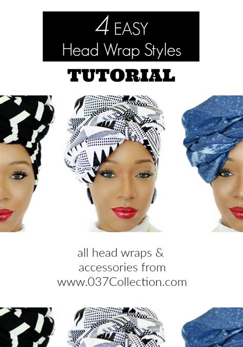 New Super Easy Head Wrap Tutorial Great For Beginners Head Wrap Styles Headwrap Tutorial