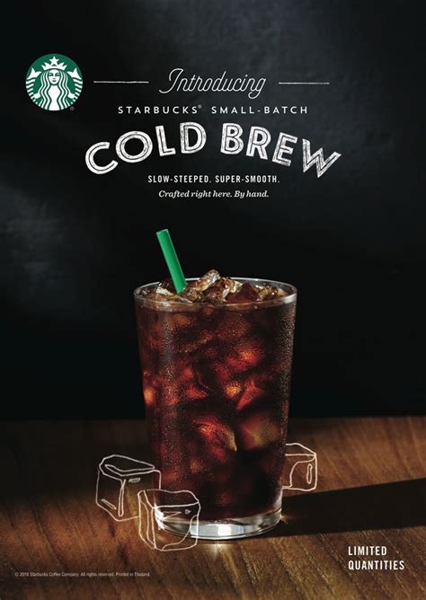 Starbucks' new bottled cold brew concentrate is exactly what you need right now. สัมผัสสุนทรียรสของกาแฟรูปแบบใหม่ Starbucks Cold Brew ...
