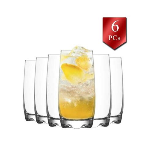 Lav Adora Highball Drink Glass 385ml 6pk The Warehouse