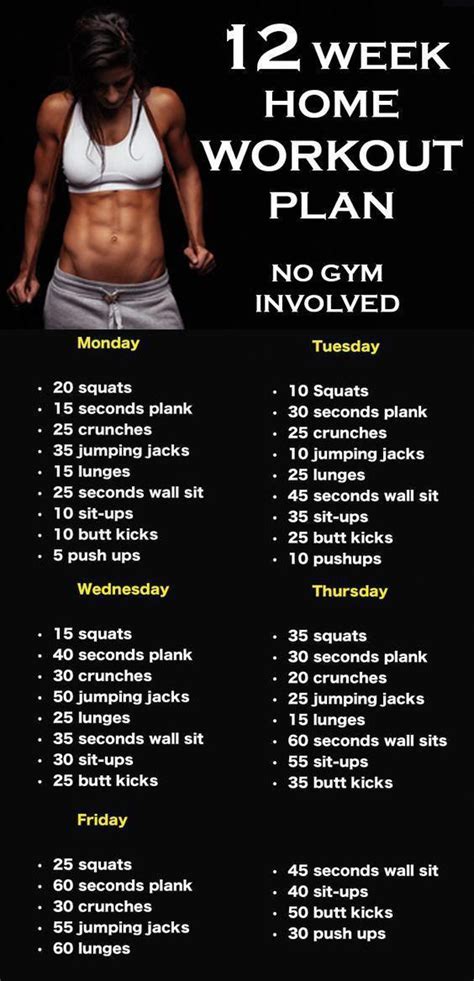 For advanced individuals, do the workout 5 days a week and repeat the circuit 5 times. See here now women body transformation | 8 week workout ...