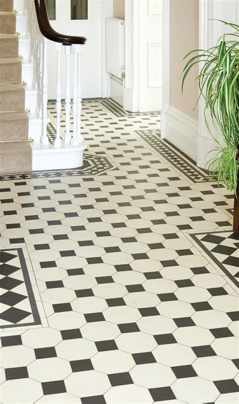 Original Style Victorian Floor Tiles Chesterfield Pattern