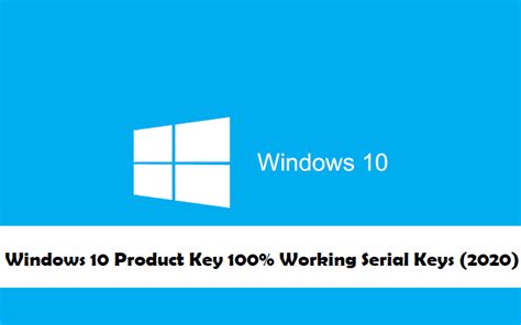Windows 10 Product Key 100 Working2020 Mmdownloadapk