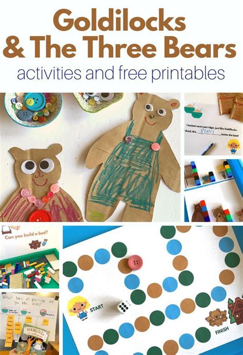 Goldilocks And The Three Bears Activities And Printables Three Bears