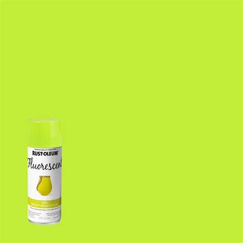 Rust Oleum Specialty 11 Oz Fluorescent Yellow Spray Paint 6 Pack