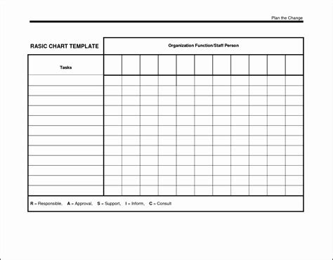 10 Blank Template Chart Sampletemplatess Sampletemplatess