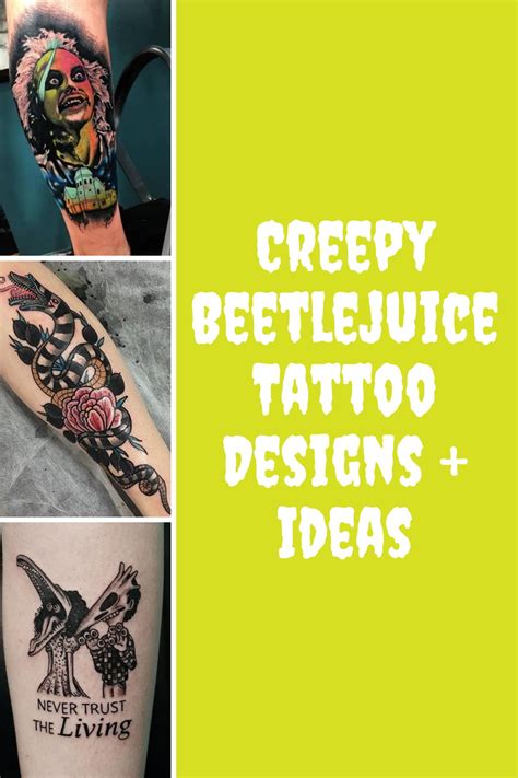 19 Beetlejuice Tattoo Leonbrittany