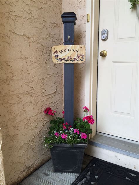 Welcome Flower Pot Make Interchangeable Signs For Different Seasons