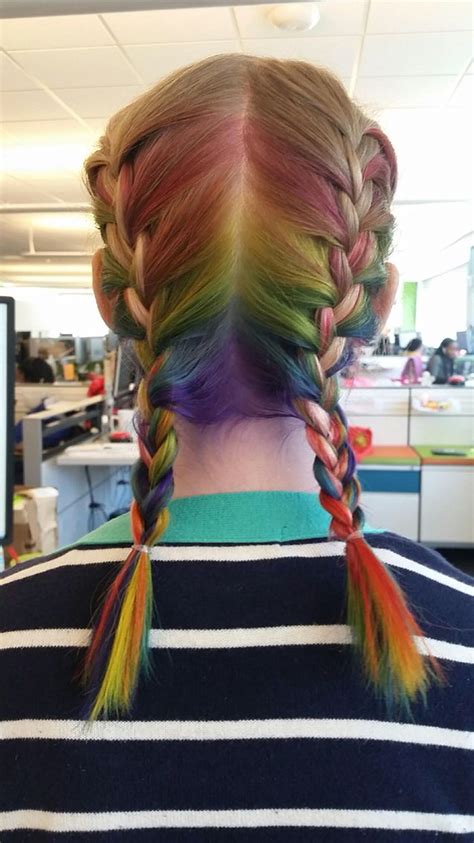 Rainbow Crazy Hair Crazy Hair Days Hair Day