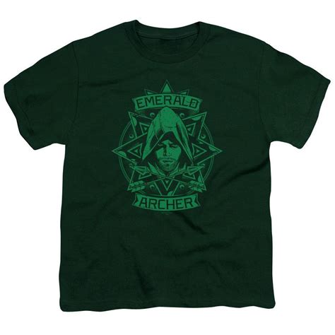 Green Arrow Archer Illustration T Shirt Arrow Shirts Children