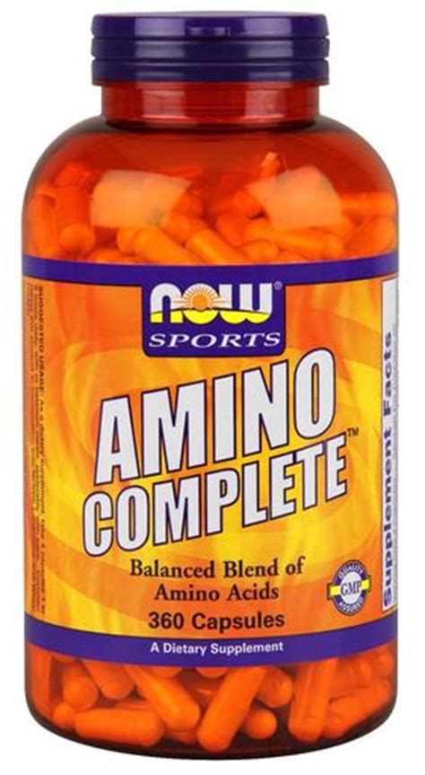 But what are amino acids exactly, and why are they so prevalent now as the new darlings of the complete explanation? NOW Foods Amino Complete - 360 Capsules