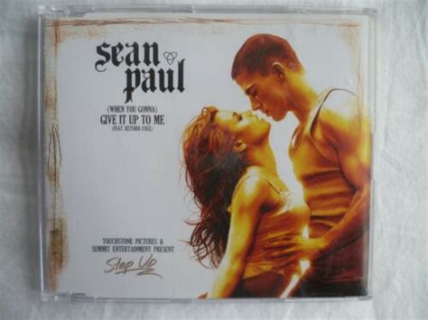 Sean Paul Give It Up To Me Get Busy Uk Cd Single 2006 Ft Keyshia
