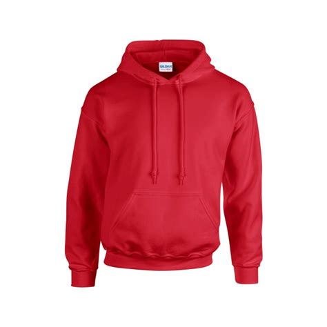 gi18500 heavy blend adult hooded sweatshirt red gildan