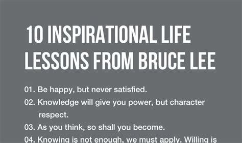 10 Inspirational Life Lessons From Bruce Lee Lifehack
