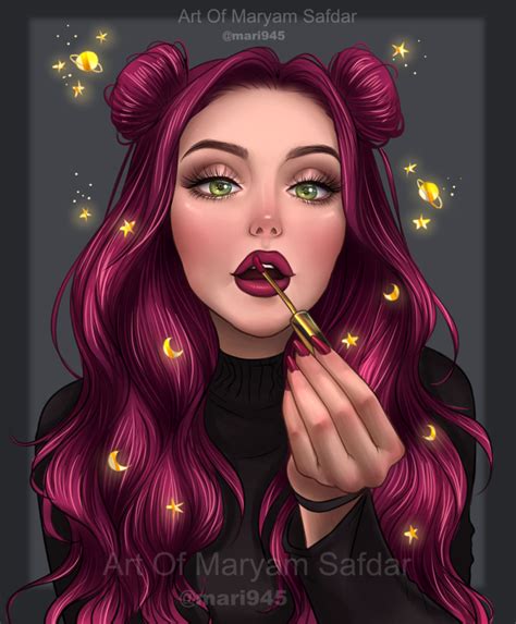 Beauty Blogger By Mari945 On Deviantart Digital Art Girl Beautiful