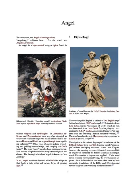 Angel 1 Etymology Pdf Angel Theology