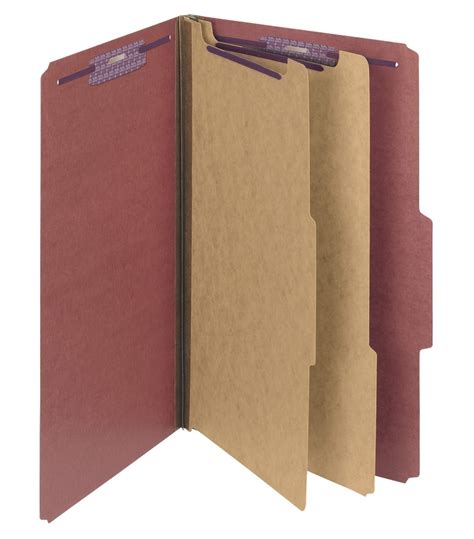 Smead Recycled Multi Partition Pressboard Divider Folders