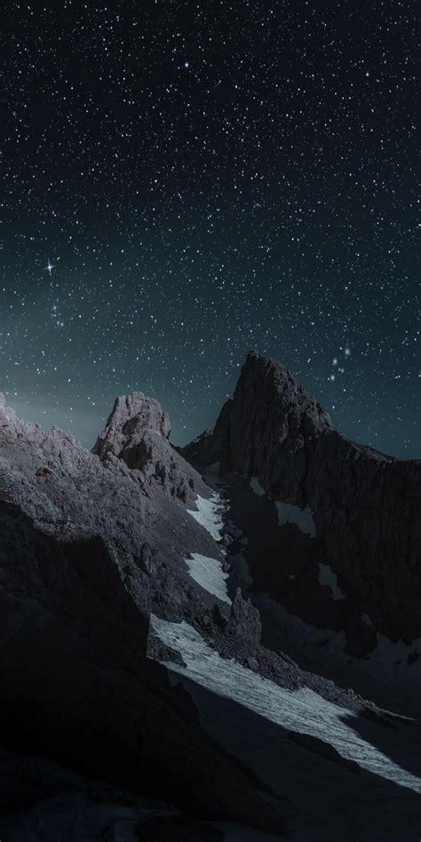 Night Mountain Wallpapers 4k Hd Night Mountain Backgrounds On