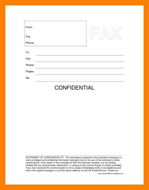 printable fax cover sheet confidential ledger review