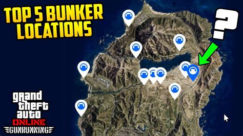 Top 5 Bunker Locations All Interior Customization Gta Online Gun