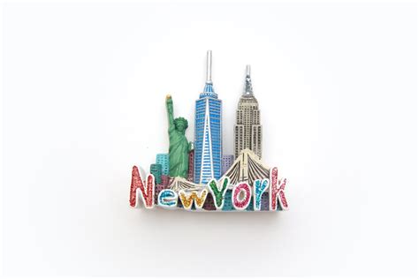 New York City Skyline Glitter Magnet Love Nyc Souvenirs Reviews On