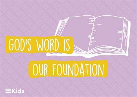 Gods Word Is Our Foundation Neuma Kids Neuma Church