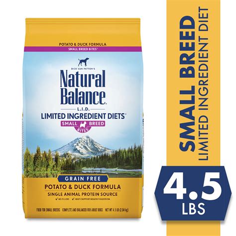 Natural Balance Small Breed Bites Lid Limited Ingredient Diets