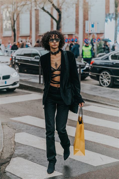 Milan Fall 1819 Street Style Ii Collage Vintage