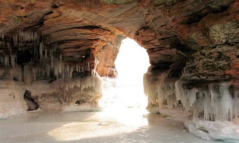Wisconsin Lake Superior Ice Caves Scenic Pathways