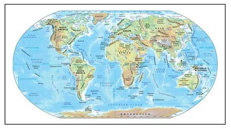Free Large Printable Blank World Physical Map Hd In Vrogue Co