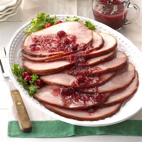 Cranberry Glazed Ham Recipe Taste Of Home