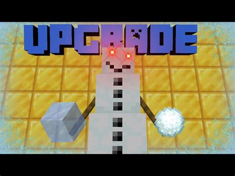 Upgradeable Snow Golems Minecraft Data Pack