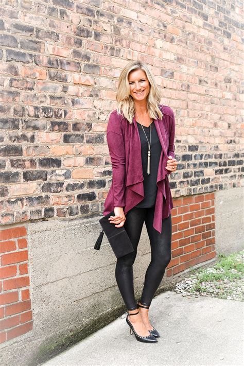 How To Wear Faux Leather Leggings Casually
