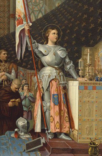 Joan Of Arc At The Coronation Of Charles Vii 1429 Stock Image Look
