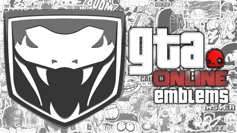 Gta V Viper Custom Crew Emblem Tutorial Grand Theft Auto 5