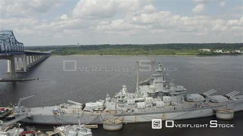 Overflightstock Battleship Cove Fall River Massachusetts Aerial