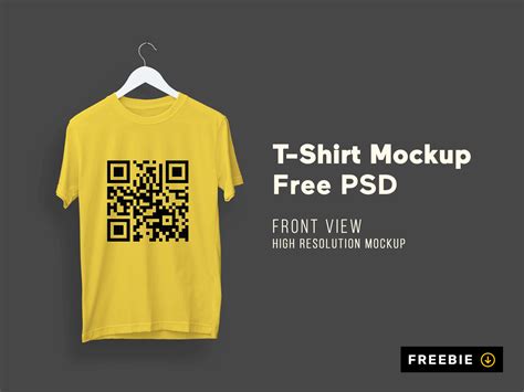 T Shirt Mockup Free Psd Front View Free Mockups