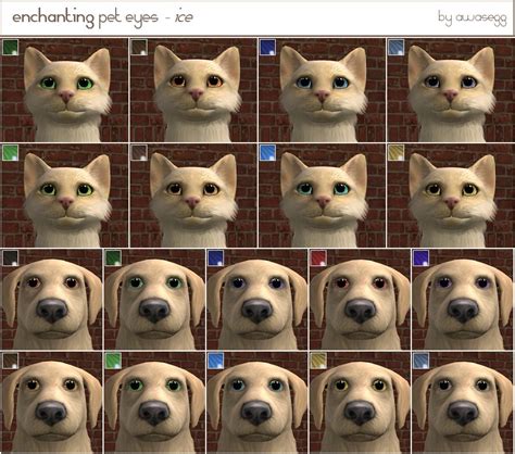 Sims 4 Cat And Dog Eye Recolor Honvan